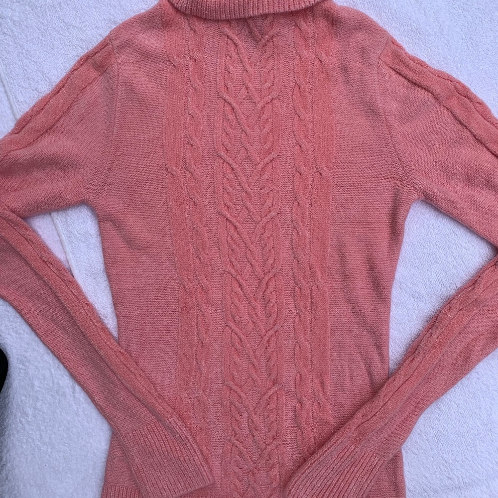Brand New Bebe Pink Turtleneck Sweater